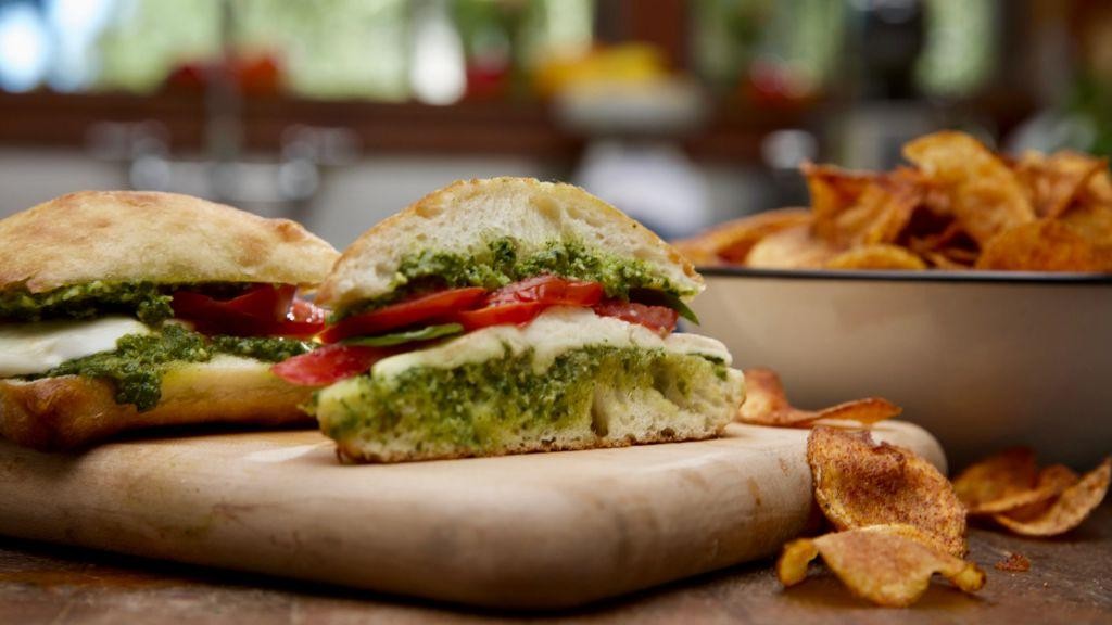 Caprese Pesto Sandwiches