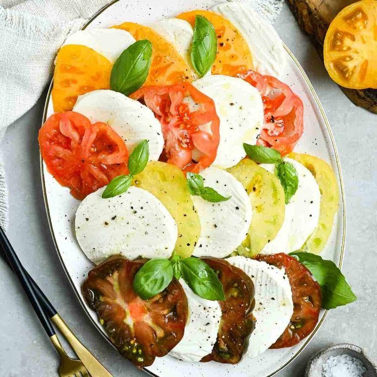 Caprese Salad with Heirloom Tomatoes