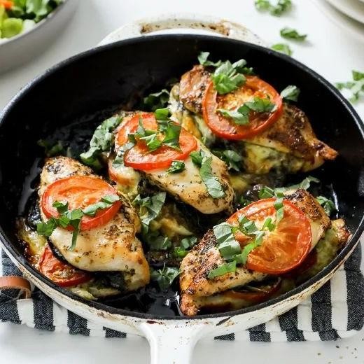 Caprese Stuffed Chicken Breast