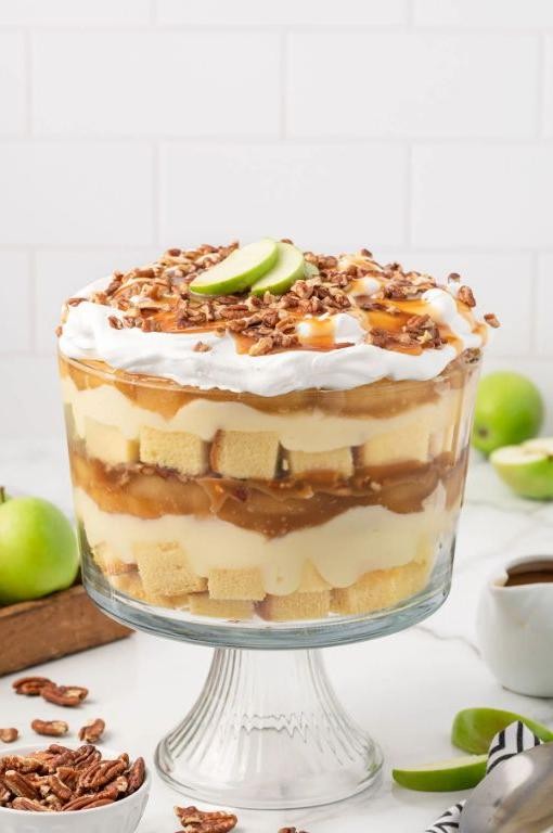Caramel Apple Banana Trifle