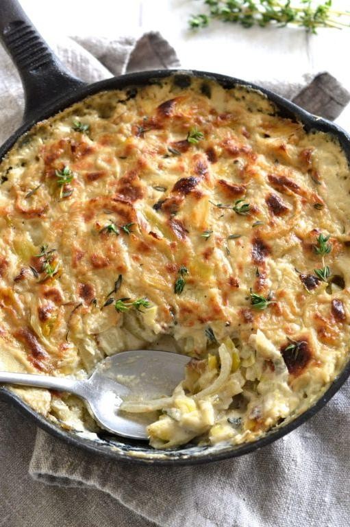 Caramelized Onion and Fennel Casserole