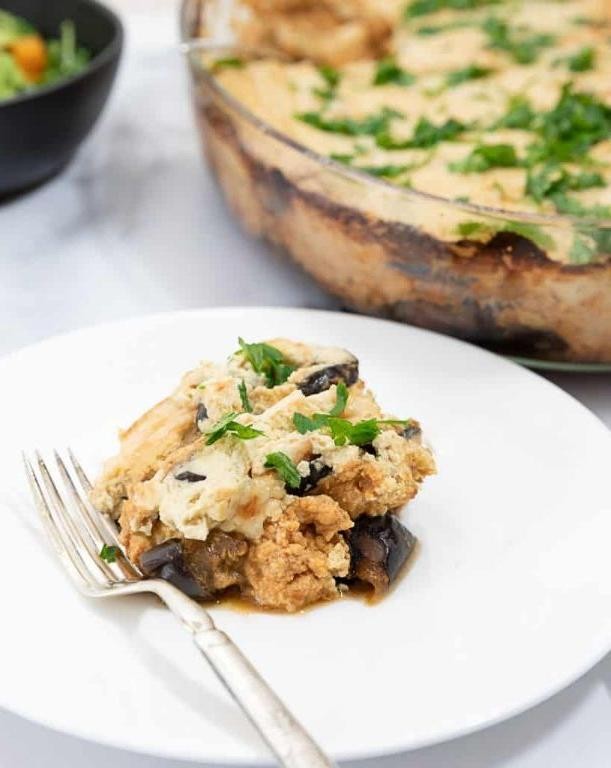 Cauliflower and Mint Moussaka