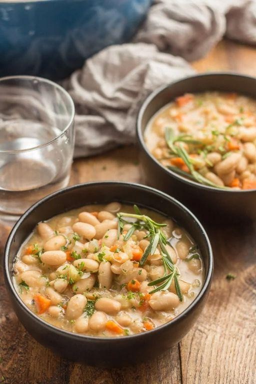 Celery and Bean Soup with Rosemary