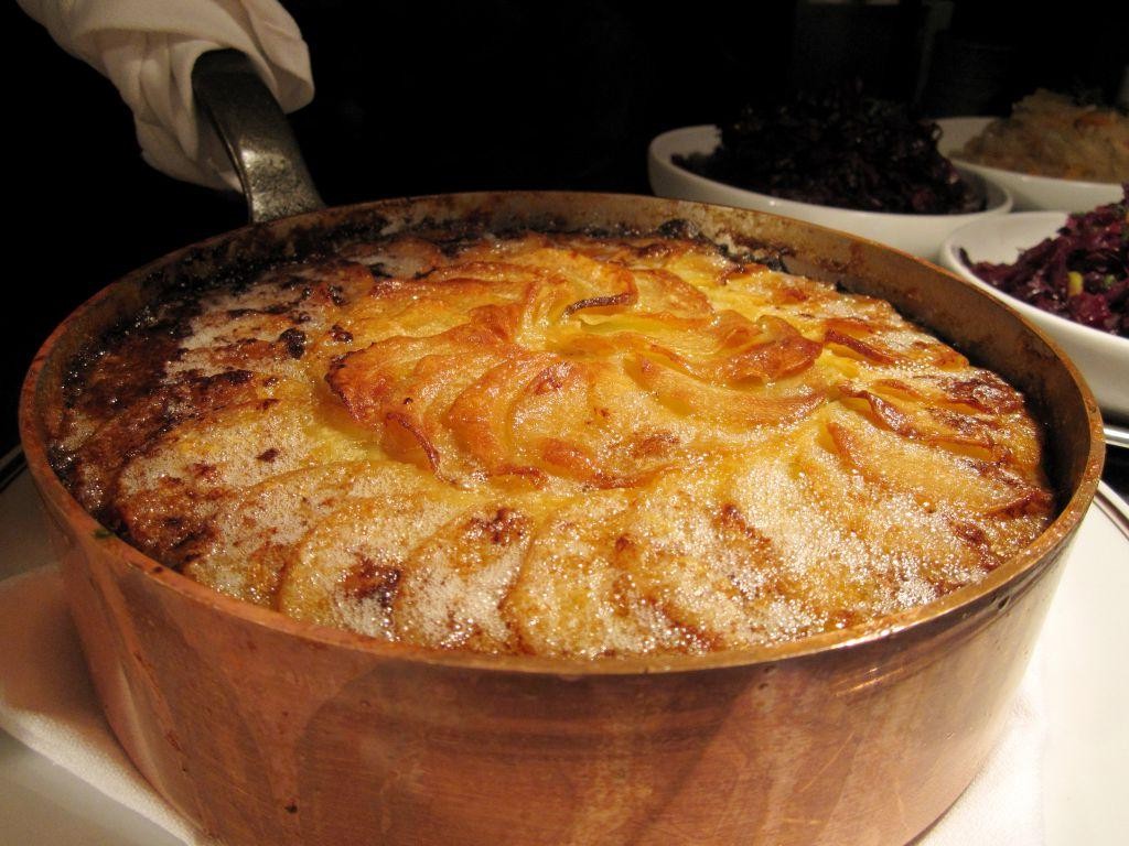 Chard Stem and Potato Gratin
