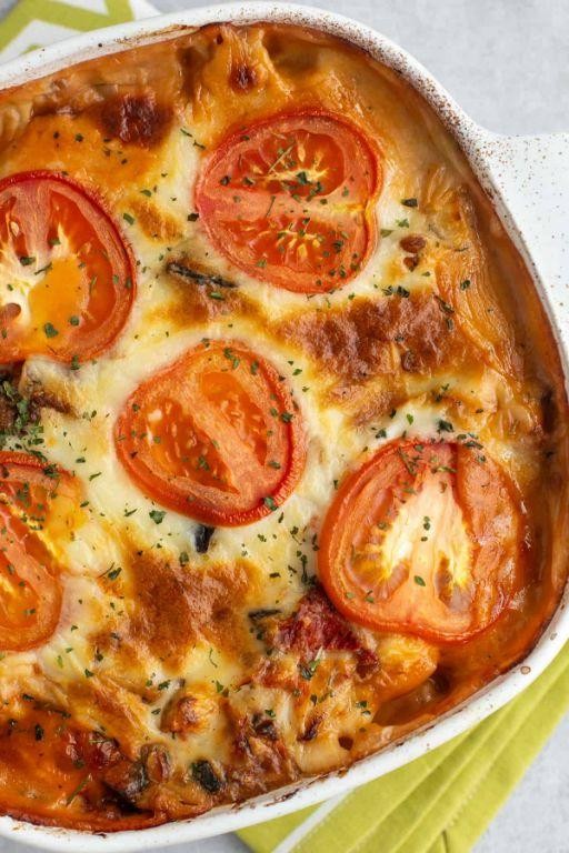 Cheese and Tomato Moussaka