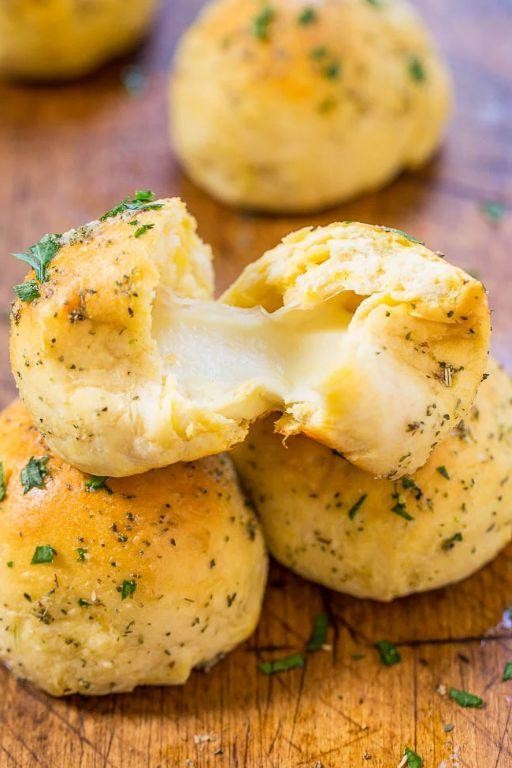 Cheese-Stuffed Bread Rolls
