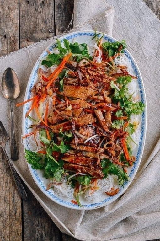 Chinese BBQ Pork Noodle Salad