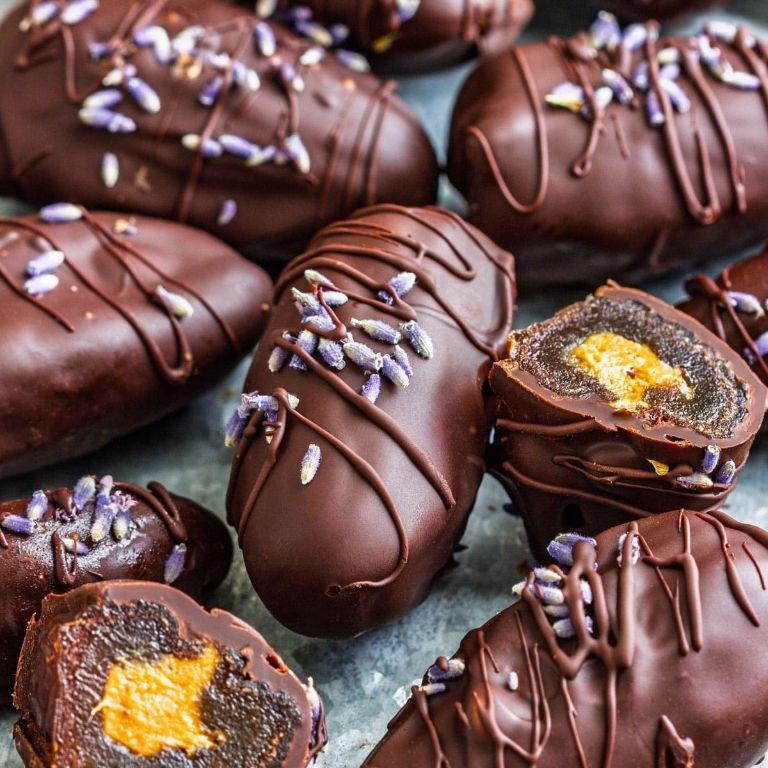Chocolate-Dipped Dates