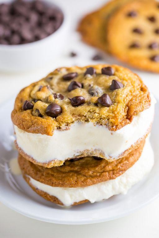 Classic Chocolate Chip Ice Cream Sandwich