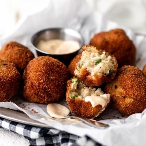 Classic Herb-Infused Chicken Croquettes