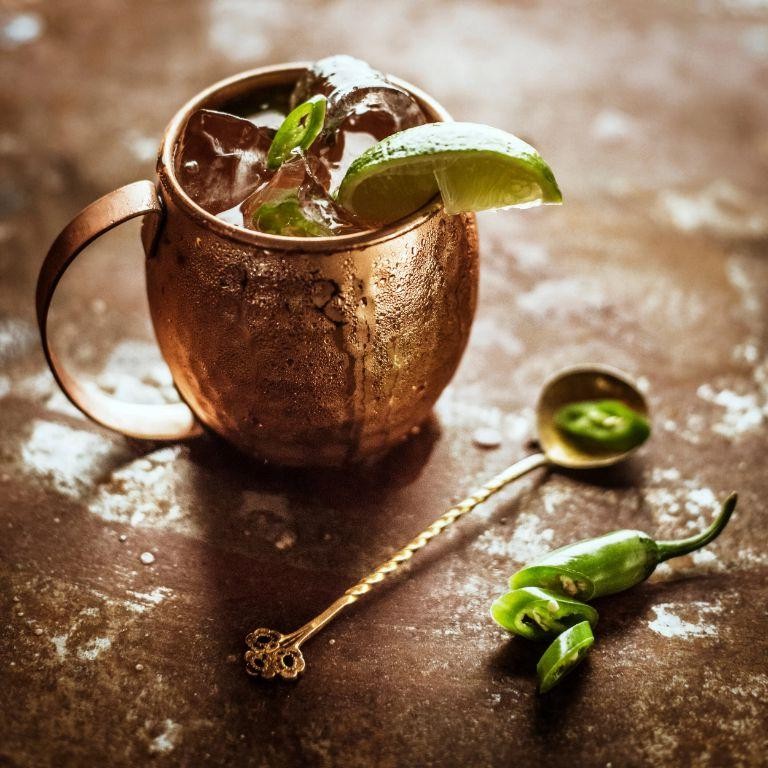 Classic Mexican Mule with Jalapeño Infusion