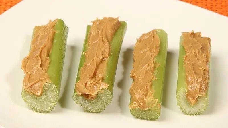 Classic Peanut Butter Stuffed Celery