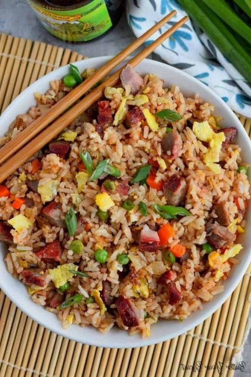 Classic Pork Fried Rice with Vegetables