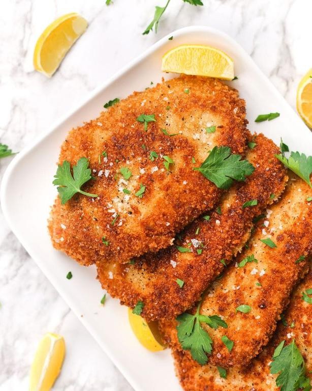 Classic Pork Schnitzel with Lemon