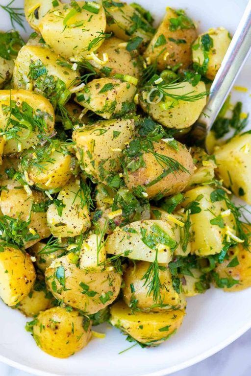 Classic Potato Salad with Fresh Herbs