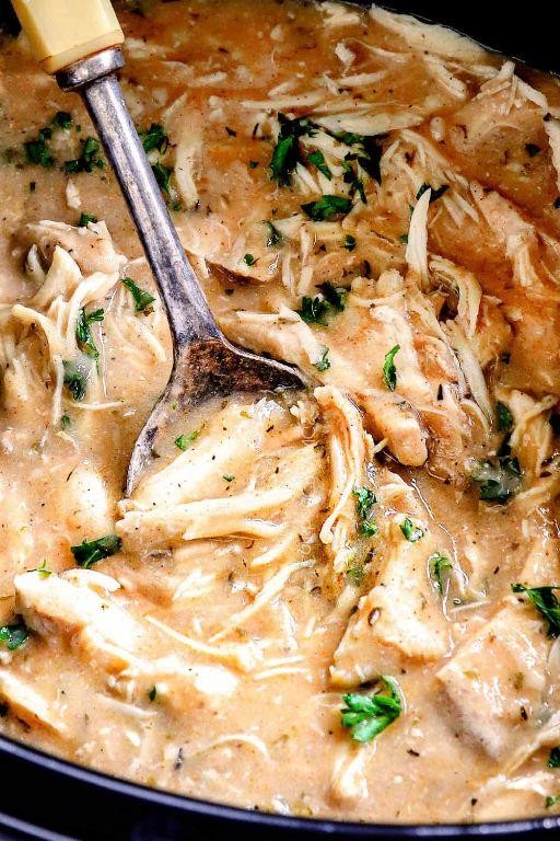Classic Slow Cooker Chicken and Gravy