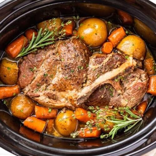 Classic Slow Cooker Pork Roast with Herbs