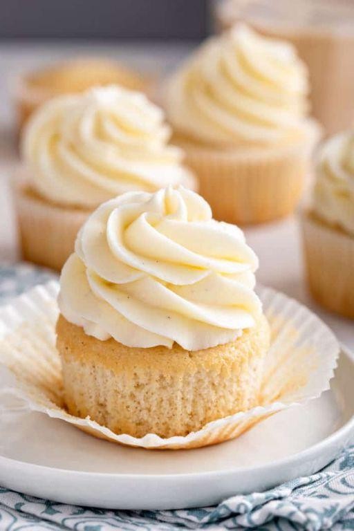 Classic Vanilla Bean Cupcakes