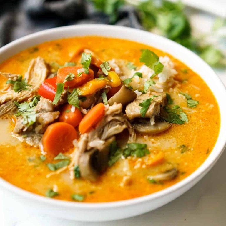 Coconut Curry Chicken Soup
