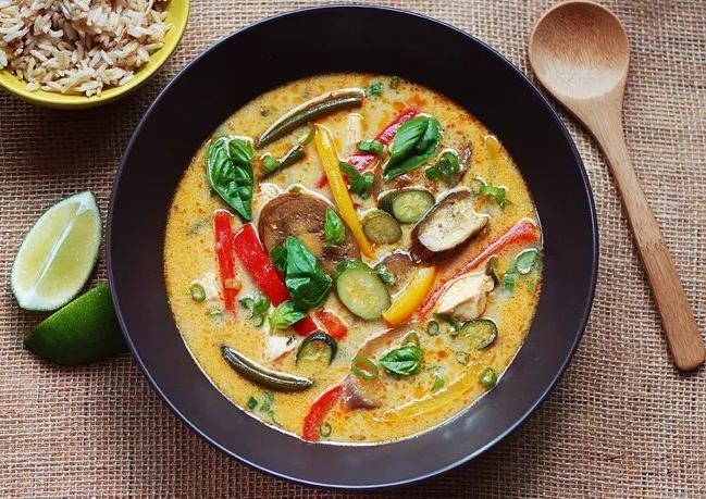 Coconut Curry Lemongrass Soup