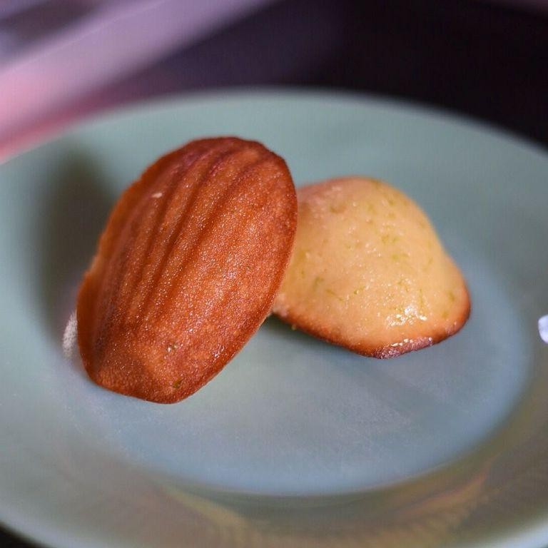 Coconut Lime Madeleines