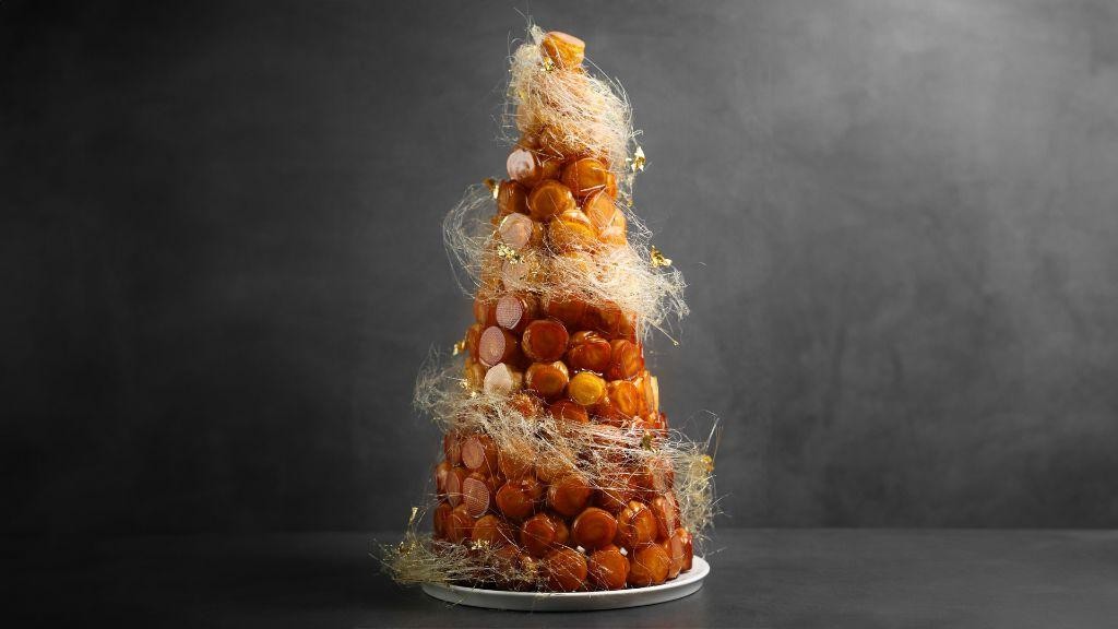 Coffee Cream Croquembouche