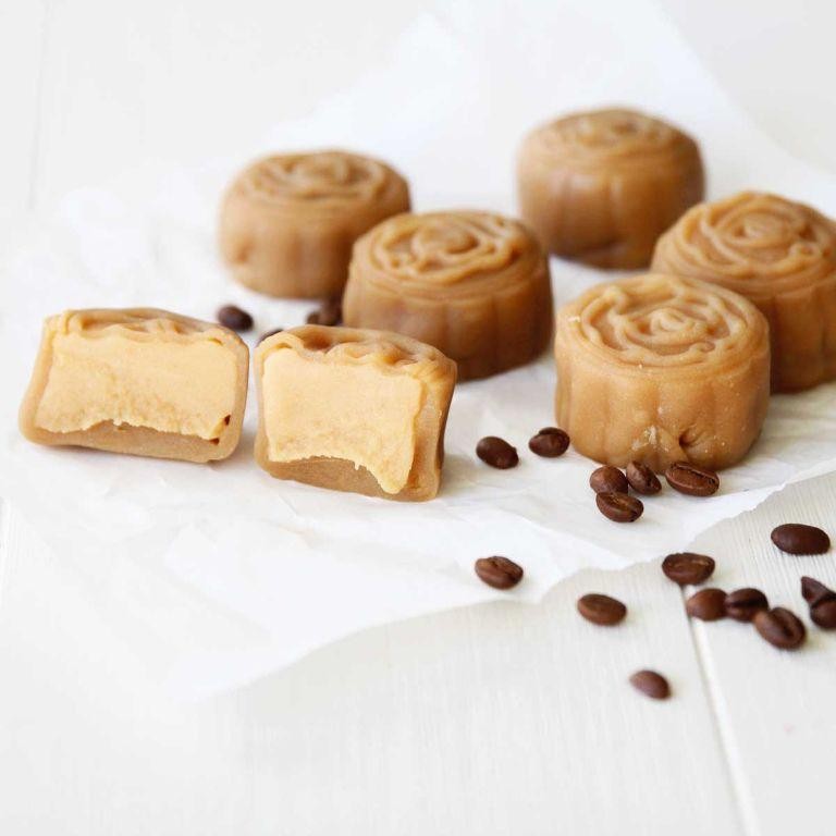 Coffee Infused Moon Cake