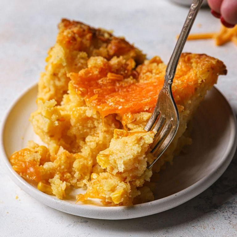 Corn and Cheddar Cheese Casserole