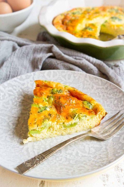 Cottage Cheese and Broccoli Quiche