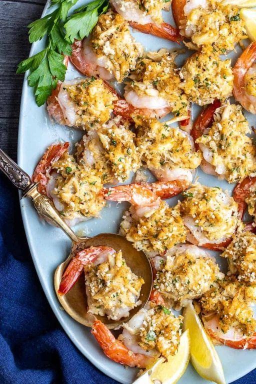 Crab-Stuffed Panko Crusted Shrimp