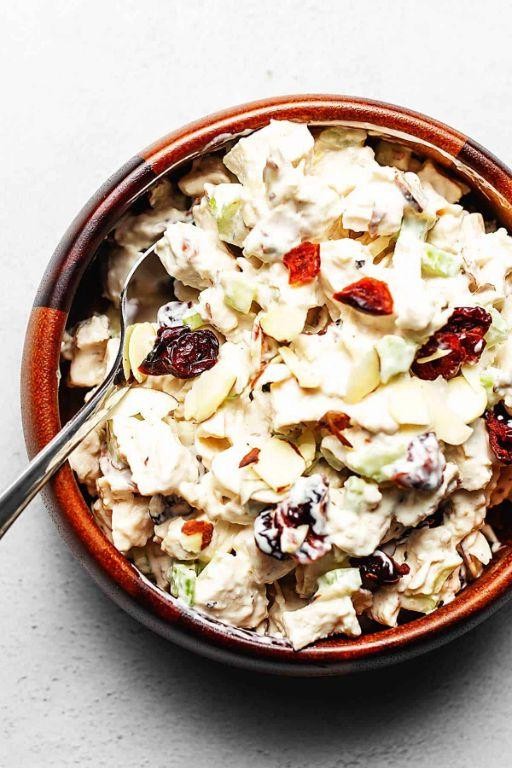 Cranberry Almond Canned Chicken Salad
