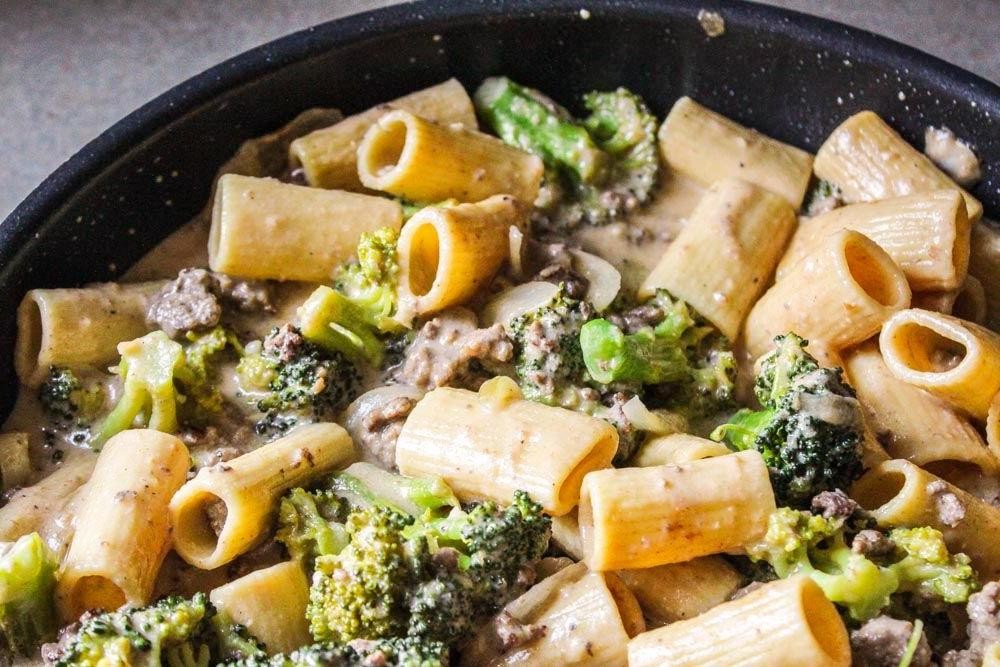Creamy Beef and Broccoli Pasta