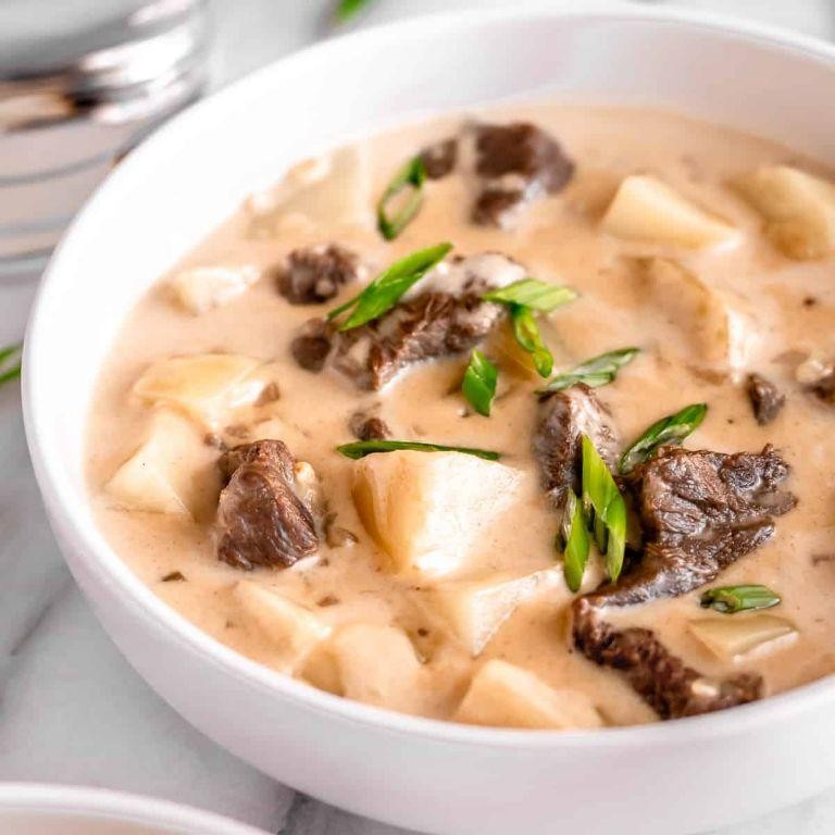 Creamy Brisket and Potato Chowder