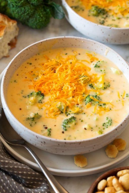 Creamy Broccoli and Cheese Soup