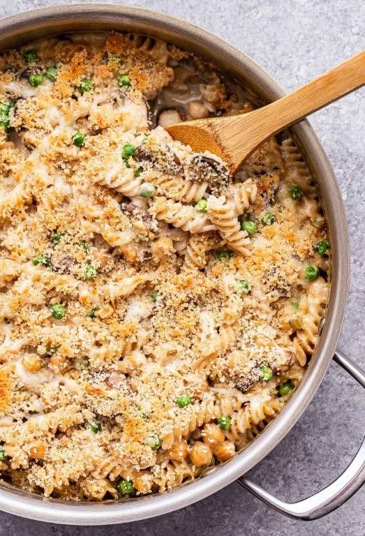 Creamy Chickpea and Tuna Casserole