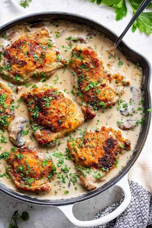 Creamy Garlic and Herb Chicken Drumstick Casserole