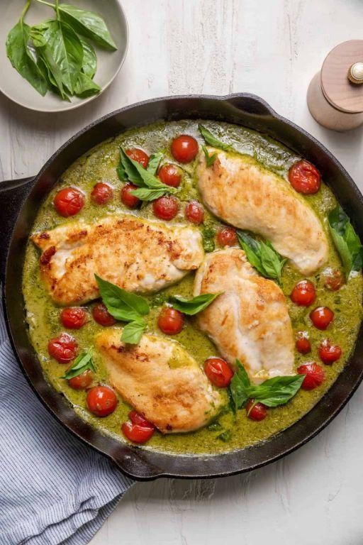 Creamy Pesto Chicken Breast
