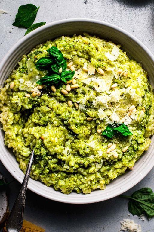 Creamy Pesto Risotto
