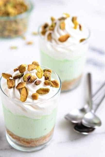 Creamy Pistachio Pudding Parfaits