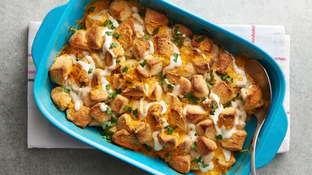 Creamy Ranch Chicken Bake with Cheddar