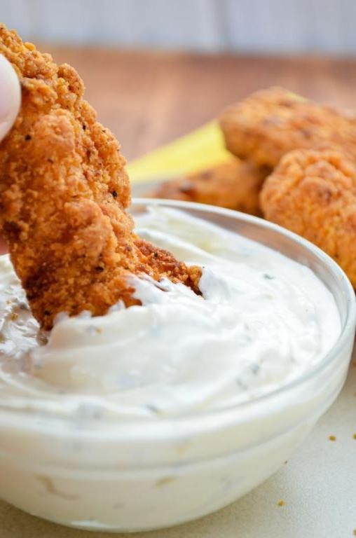 Creamy Ranch Chicken Tender Dip