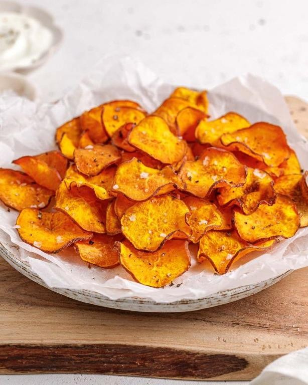 Crispy Air Fryer Sweet Potato Chips