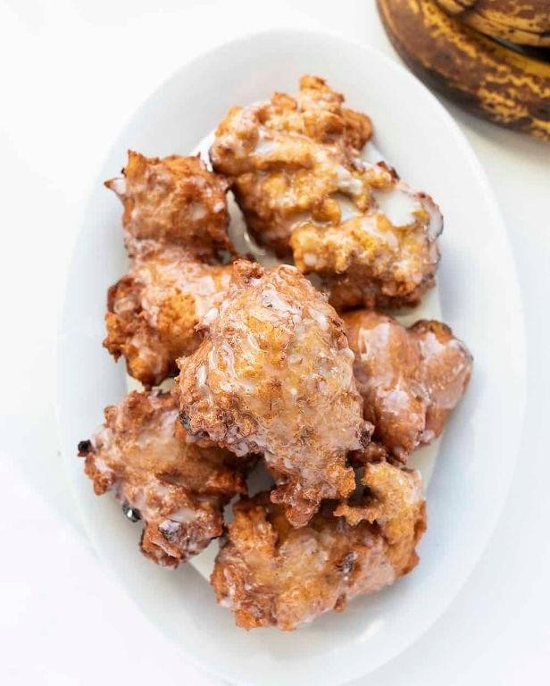 Crispy Apple Banana Fritters