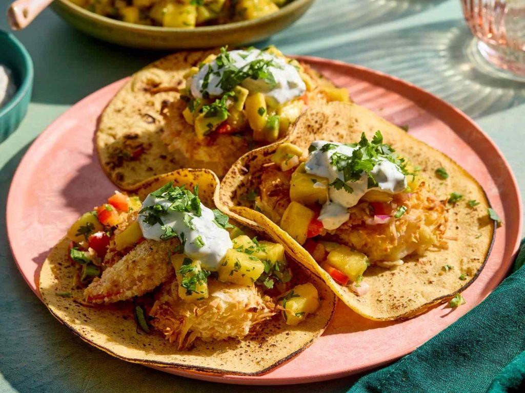 Crispy Coconut Shrimp Tacos