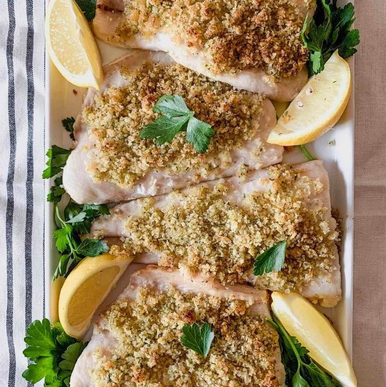 Crispy Panko-Crusted White Fish
