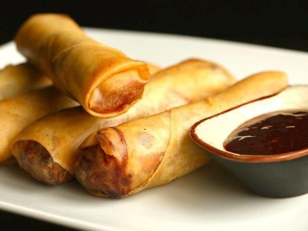 Crispy Pork and Napa Cabbage Egg Rolls