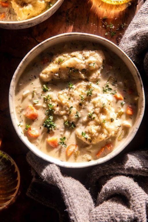 Crock Pot Creamy Southern Chicken and Dumplings