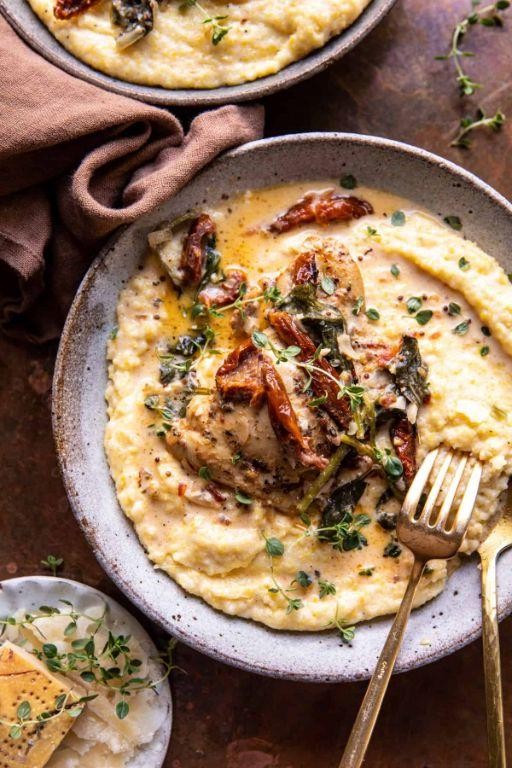 Crockpot Chicken Cacciatore with Sun-Dried Tomatoes
