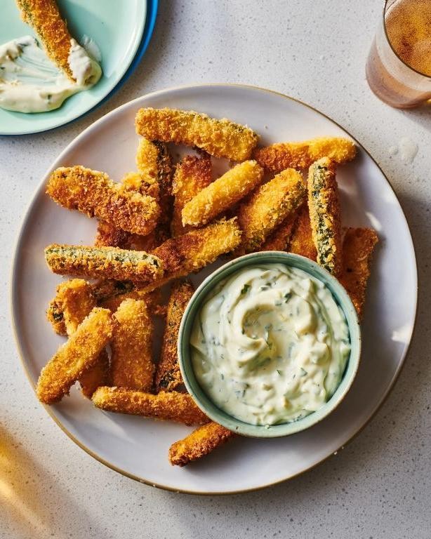 Crunchy Fried Zucchini Sticks