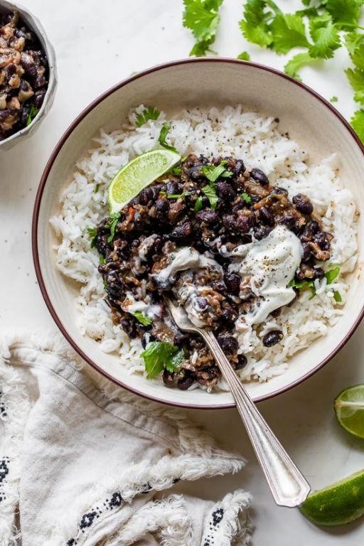 Cuban Black Beans and Rice